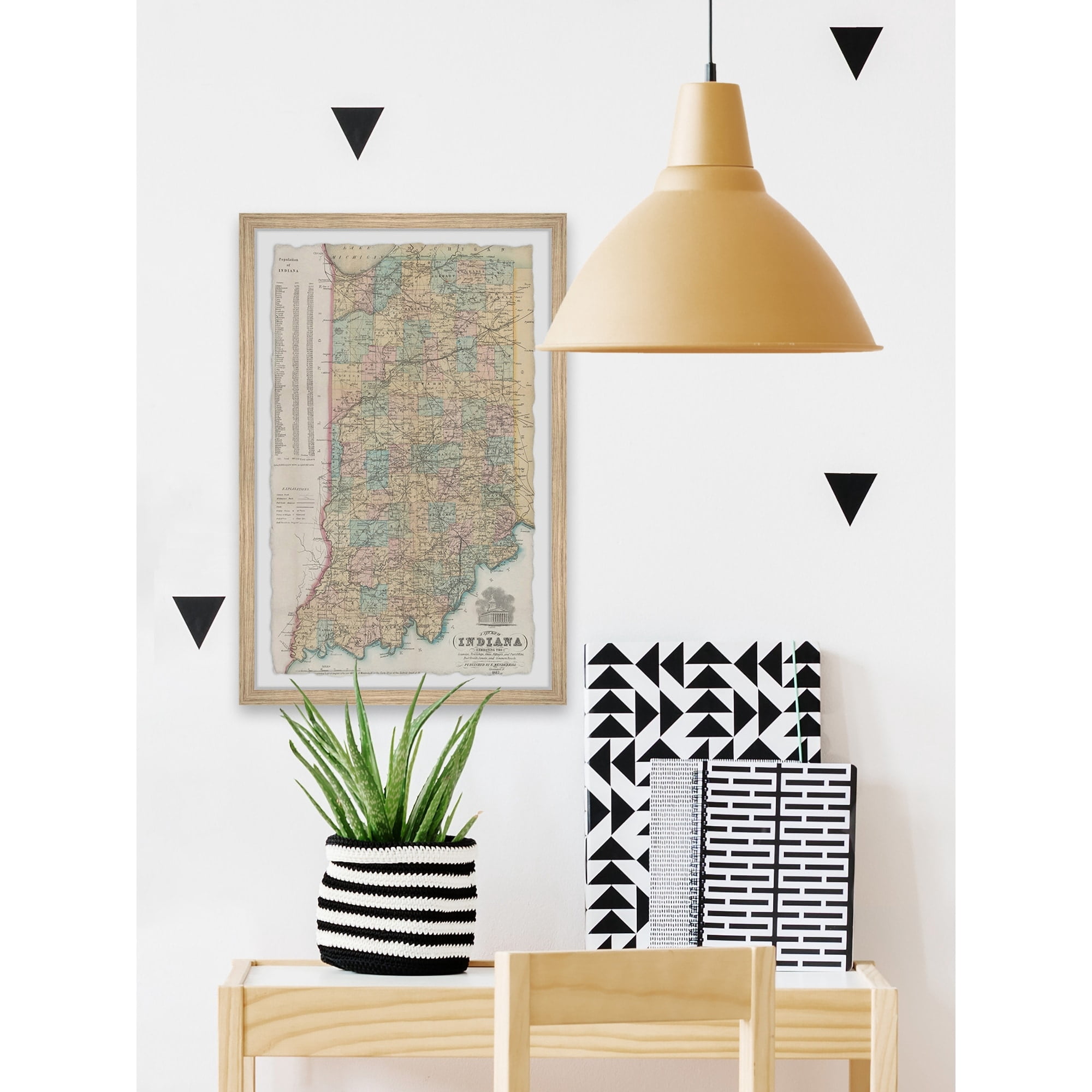 Marmont Hill Colorful Indiana Framed Wall Art