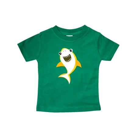 

Inktastic Cute Shark Little Shark Yellow Shark Gift Baby Boy or Baby Girl T-Shirt