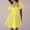 B212 Yellow plus size summer dresses Clearance Under $5, variant on Cagogo Ladies Summer Short Mini Cotton Swing Dresses Under $10 Casual Puff Short Sleeve Square Neck Vacation Dresses Flowy Pleated Hide Belly Shirt Dresses