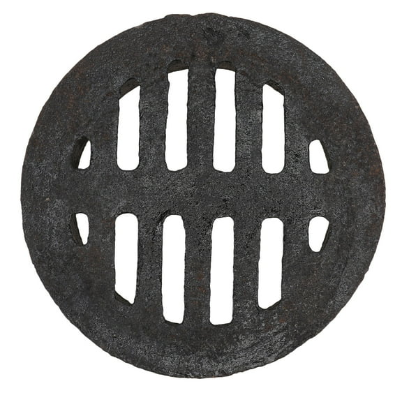LEORX 1Pc Cast Iron Embedded Floor Drain for Household Garden Ground Leakage Black