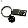 thumbnail image 4 of Conditiclusy Don't Do Stupid Mom Key Chain Pendant Keychain Decor Holder Bag Decoration Gift, 4 of 7