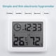 thumbnail image 2 of Medidor de humedad y temperatura ambiente Naiovety ABS reloj digital pantalla LCD color blanco, 2 of 6