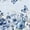 Floral Blue, variant on Gift Wrapping Paper Roll 58" x 23", Printed Gift Wrap, Easy Cut & Fold, Durable Paper for Birthday, Holiday, Party and DIY Crafts,1 Roll