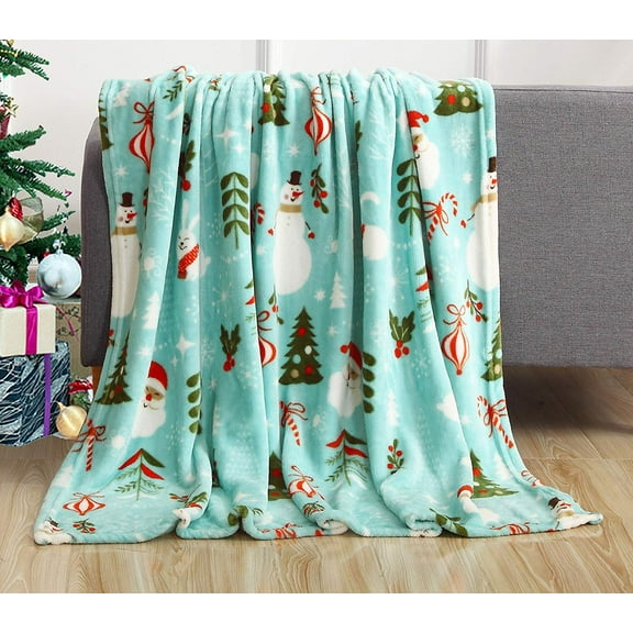 Elegant Comfort Blue Polyester Throws 60" x 50"