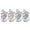 Mini Assorted, variant on BAZIC Permanent Glue Tape 8 mm x 5.47 Yard, Double Sided Mini Adhesive Tape Rollers, 4-Pack