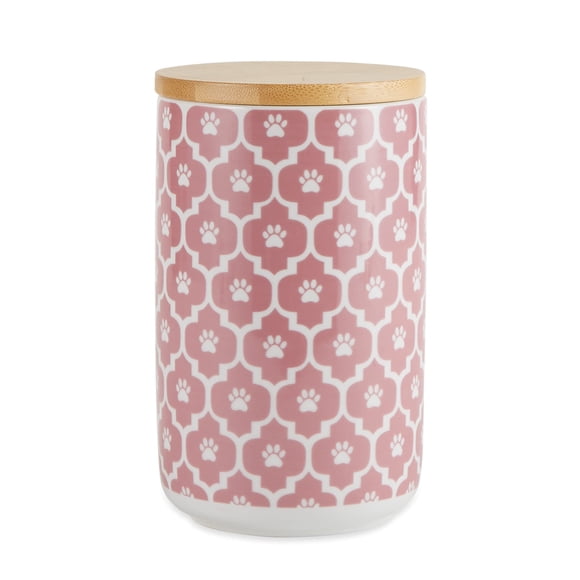 Recipiente y recipiente para mascotas Bone Dry Lattice Collection Rose