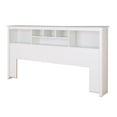 thumbnail image 2 of Prepac Monterey King Bookcase Headboard, White, 2 of 5