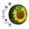 thumbnail image 4 of KLL Sunflower3 Pattern 14-17 inch Spare Tire Cover Universal Wheel Protector for Truck SUV Trailer Camping Rv Tire Covers-17 inch, 4 of 6