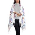 thumbnail image 2 of Sikiie Snowy Cottage Holiday Scene Shawl Wraps Big Scarf Tassel Fall Winter Thick Scarf Warm Shawl Women Fall Gifts, 2 of 8