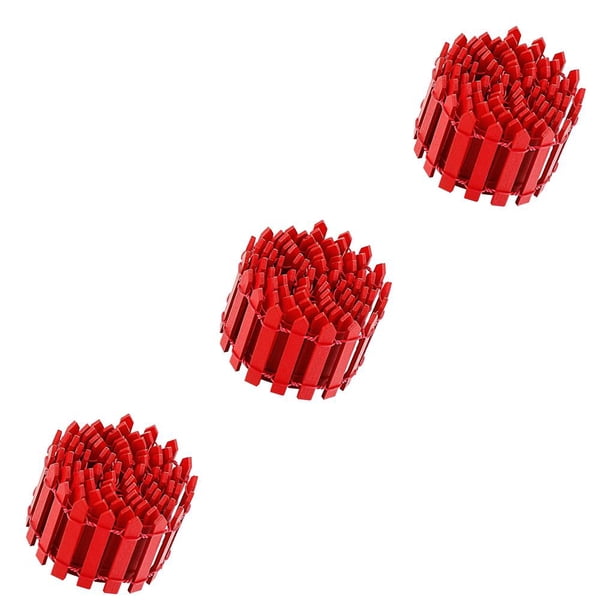 Adorno de Valla de en miniatura Naiovety para jardín Rojo 100x3cm