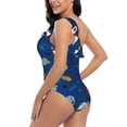 thumbnail image 4 of Honeii Space for women's one-piece swimsuit featuring a chic one-shoulder design experience elegance and style in the water-X-Large, 4 of 6