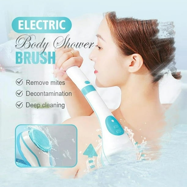 Brosse de douche électrique pour le corps Agierg Nettoyage du corps de  massage en plastique portable 