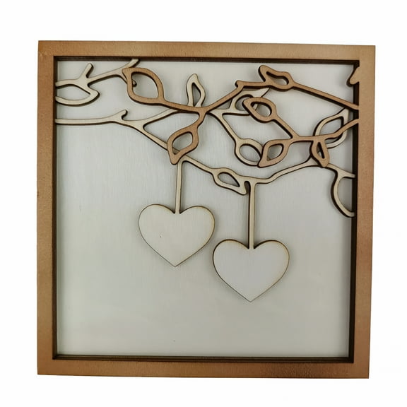 LAMIRO Anniversary Gift for Couple Personalized Wooden Sign DIY Couple Wooden Sign Anniversary Creative Gift Personalized Wedding Gift for the Couple