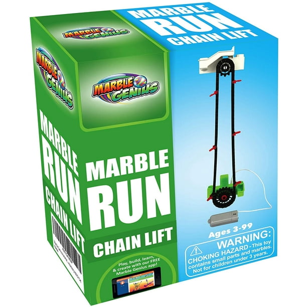 Marble Genius Automatic Chain Lift Marble Run Accessory AddOn Set