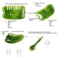thumbnail image 4 of Body Spa Eye Face Neck Care Health Care Facial Massage Tool Facial Relaxing Gua Sha Board Natural Resin E, 4 of 8