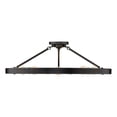 thumbnail image 4 of Golden Lighting Castile 9-light Semi-Flush Mount in Matte Black, 4 of 6