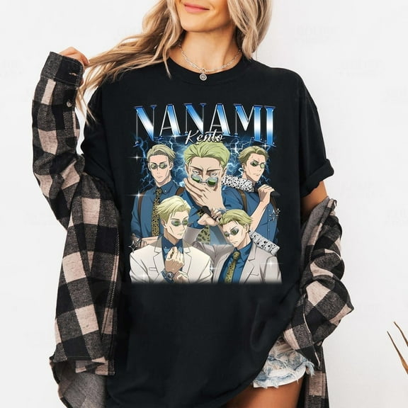 Limited Kento Nanami T-Shirt, Anime Jujutsu Kaisen Shirt