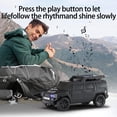 thumbnail image 6 of WS-696 Solar Bluetooth Replica Speaker – Portable Modern Off-Road Car Design with HD Sound, TWS, LED Party Light, USB/TF Playback, FM, Built-in Microphone, Surprise Gift(Black), 6 of 7