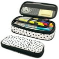 thumbnail image 4 of Teacher Created Resources Black Painted Dots on White Pencil Case, 4 of 4