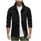 thumbnail image 2 of pstuiky Camisas casuales de manga larga para hombre, Camiseta lisa de manga larga con cuello vuelto para hombre, informal, elegante, cómoda, con bolsillos, botones y cremallera. l, 2 of 6