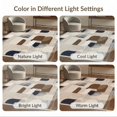 thumbnail image 7 of ODIKA 2'x3' Ultra-Soft Accent Mat, Navy Absract Geometric Featuring Lines Neutral Tones Abstract None Washable, Bare feet friendly, Easy Care Indoor rug for Bedside, Footrest, 7 of 7