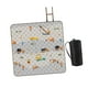 thumbnail image 3 of Manta de picnic de 200 x 200 cm, gruesa, con bolsa de almacenamiento, plegable, para playa. Patrón de ingeniería, 3 of 9