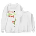 thumbnail image 4 of Chandail en Molleton de Noël Grinch pour Femmes Grande Taille Mode Décontractée Imprimé de Noël Manches Longues Col Rond Chandail Ample Chandails en Molleton Grinch Imprimé, S, 4 of 4