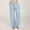 *Sky Blue, variant on Womens Wide Leg Lounge Pants With Drawstring ,Comfy Loose Flowy Fashion Pant with Pockets Sky Blue,Womens Plus XXXXL