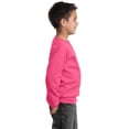 thumbnail image 3 of Port & Company   Youth Core Fleece Crewneck Sweatshirt-L (Neon Pink), 3 of 5