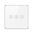 thumbnail image 2 of Tuya ZigBee Light Smart Switch Home Office Control táctil inalámbrico Interruptor de lámpara WiFi Panel de control inteligente, Blanco, 3 bandas Advancent EL001893-03B, 2 of 2