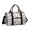 Christmas Cabin Mixed Pine Tree Pattern, variant on Christmas Cabin Snowflake Pattern Gym Bag with Shoe Compartment, Weekender Bag with Wet Pocket and Trolley Sleeve, Water Resistant Gifts Ideas for Family Friends,17.3 X 11.8 X 7.5 Inches