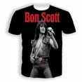thumbnail image 4 of Camiseta de manga corta con estampado 3D del cantante de rock clásico Bon Scott para hombre y mujer, estilo hip hop, estilo Harajuku, unisex, 4 of 4
