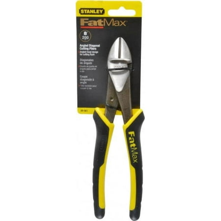 

Stanley 8 OAL Diagonal Cutter 1 Jaw Length x 1-1/16 Jaw Width Oval/Angled Head Double Injection Molded Handle