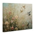 thumbnail image 4 of Stupell Industries Spring Meadow Birds Plants & Flowers Painting Wrapped Canvas Art Print Wall Art, 40 x 30, 4 of 8