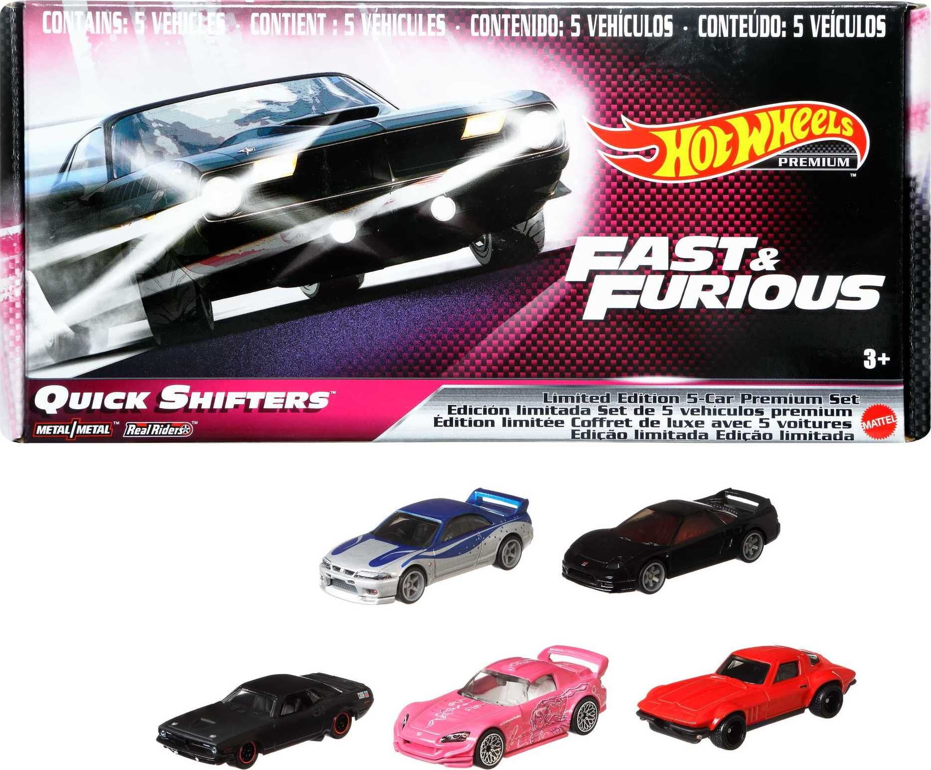 fast and & Furious Full Force premium set of 5 1:64 Hot wheels 