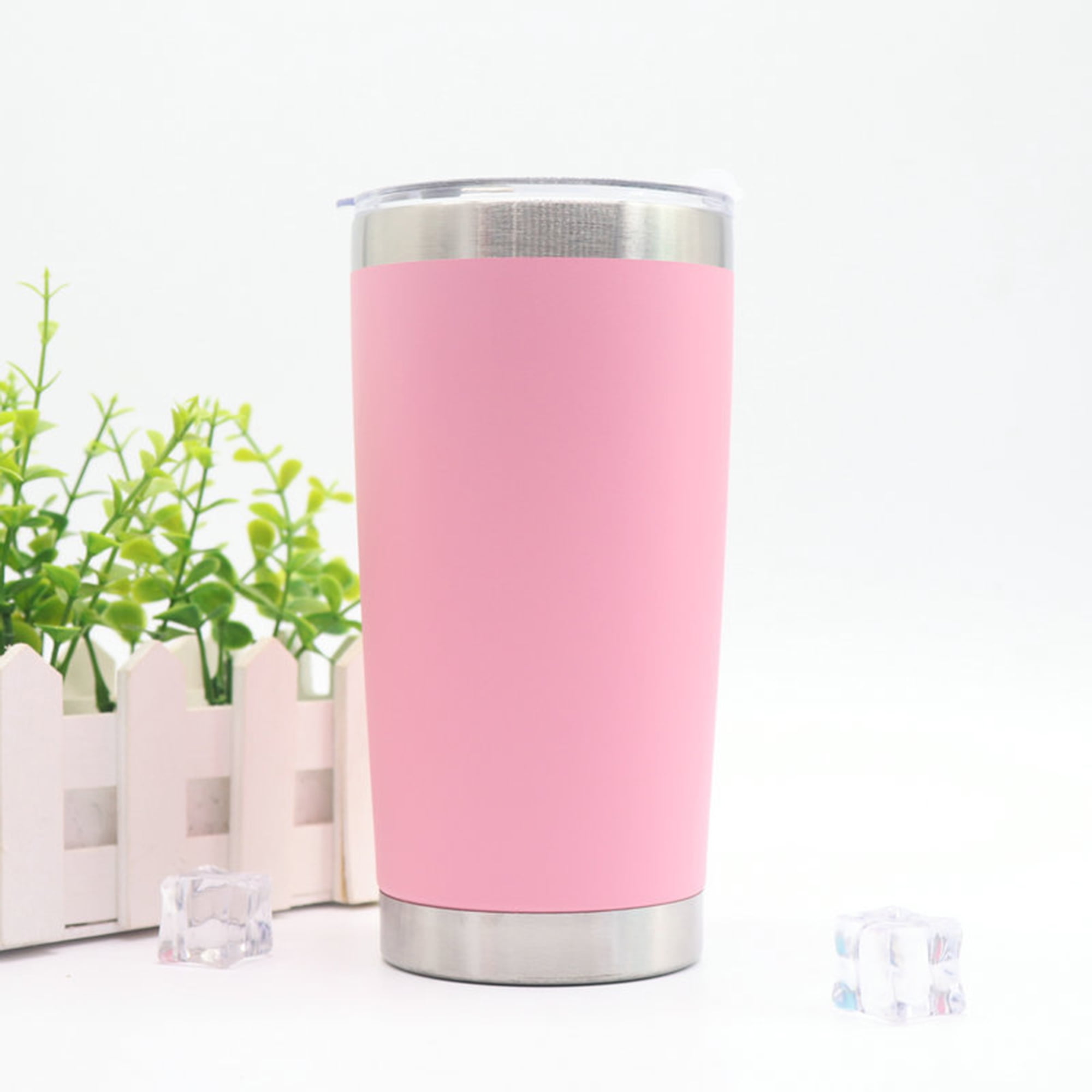 20OZ Tumbler Straw Cups Stainless Steel Water Bottle Tumbler Cup With