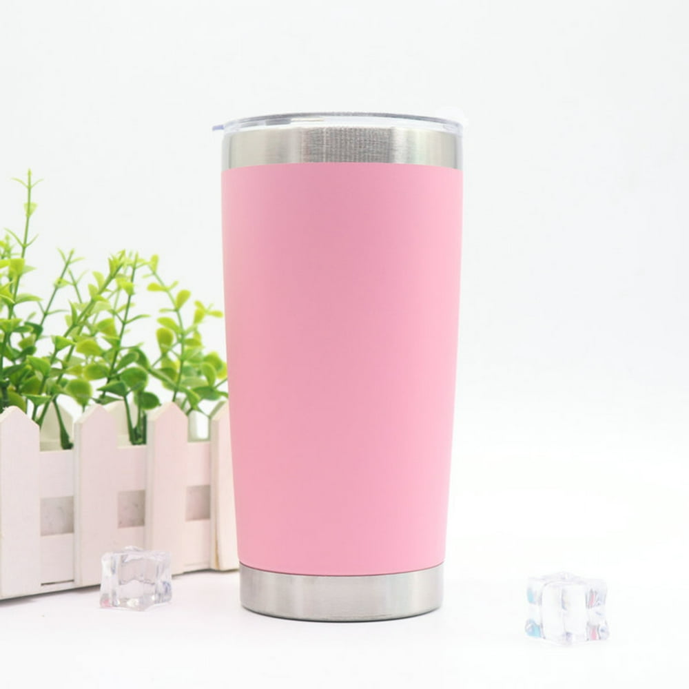 20OZ Tumbler Straw Cups Stainless Steel Water Bottle Tumbler Cup With Straws Lid Vacuum