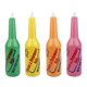 thumbnail image 1 of (Paquete de 4) Botella de práctica y actuación Flair Bartender, 3 pulgadas x 11-1 / 5 pulgadas - Rosa, Amarillo Verde, Naranja Macarena Botella de práctica de bartender, 1 of 8