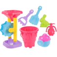 thumbnail image 5 of 1 Set 7pcs Beach Toys Sand Excavating Tools for Kids Playthings Assorted Colors Random Accessories, 5 of 5