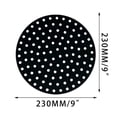 thumbnail image 1 of 1 Pce Doublure de Friteuse Réutilisable Carrée Antiadhésive Tapis en Silicone pour Friteuse, 1 of 9
