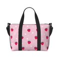 thumbnail image 2 of Sigee Strawberry And Heart for Hand Travel Bag,Sports Tote Gym Bag for Men and Women, 2 of 7
