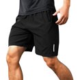 thumbnail image 1 of Male Summer Sport Shorts Quick Drying Shorts Reflective Marker Drawstring Loose Short Zipper Pocket Men Shorts, 1 of 4