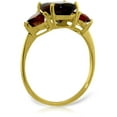thumbnail image 2 of Galaxy Gold GG 14K Yellow Gold 4.1 CTW Natural Garnets Ring - January Birthstone - Energy & Devotion - Sizes 5.5 to 11 - Fine Jewelry for Women, 2 of 2