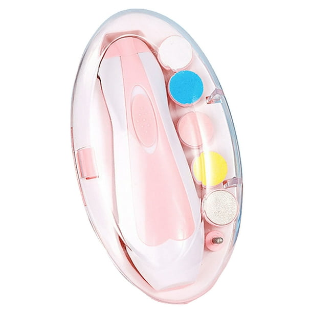 Cortauñas Eléctrico para Bebés, Lima de Unas para Bebés, Lima de Unas Liderado para Bebés, Cortauañas Eleccico, Juego de Manicura, Cuidado de Las Umas de los Pies, Kit de