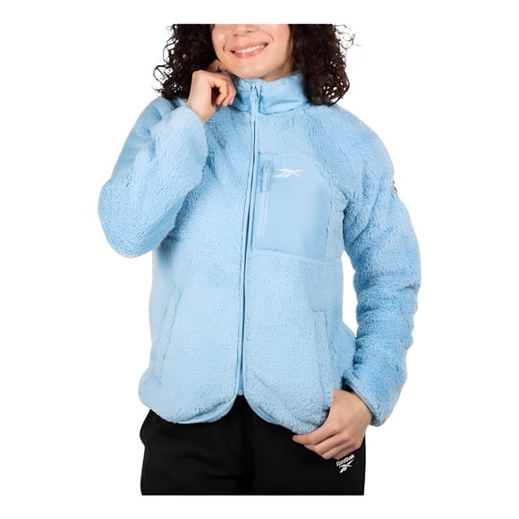 Chamarra Reebok Mujer Double Monkey Fleece Jacket Azul azul M