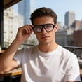 thumbnail image 3 of Trendy Oversized Aviator Sunglasses for Women Men Big Retro Round Sun Glasses 70s Vintage Shades, 3 of 7