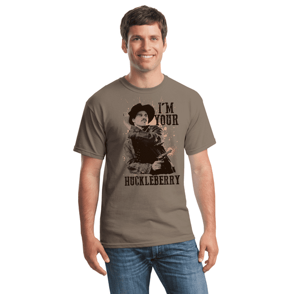 I'm Your Huckleberry Shirt - Brown - Small
