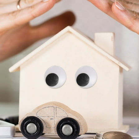 WHAMVOX  8 Pcs Googly Eyes Big Eyeball Imitated Eyeballs Toy Accessories