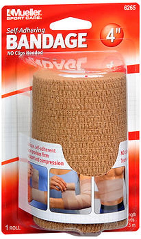 Mueller Sport Care Self-Adhering Bandage 4 Inch x 5 Yards