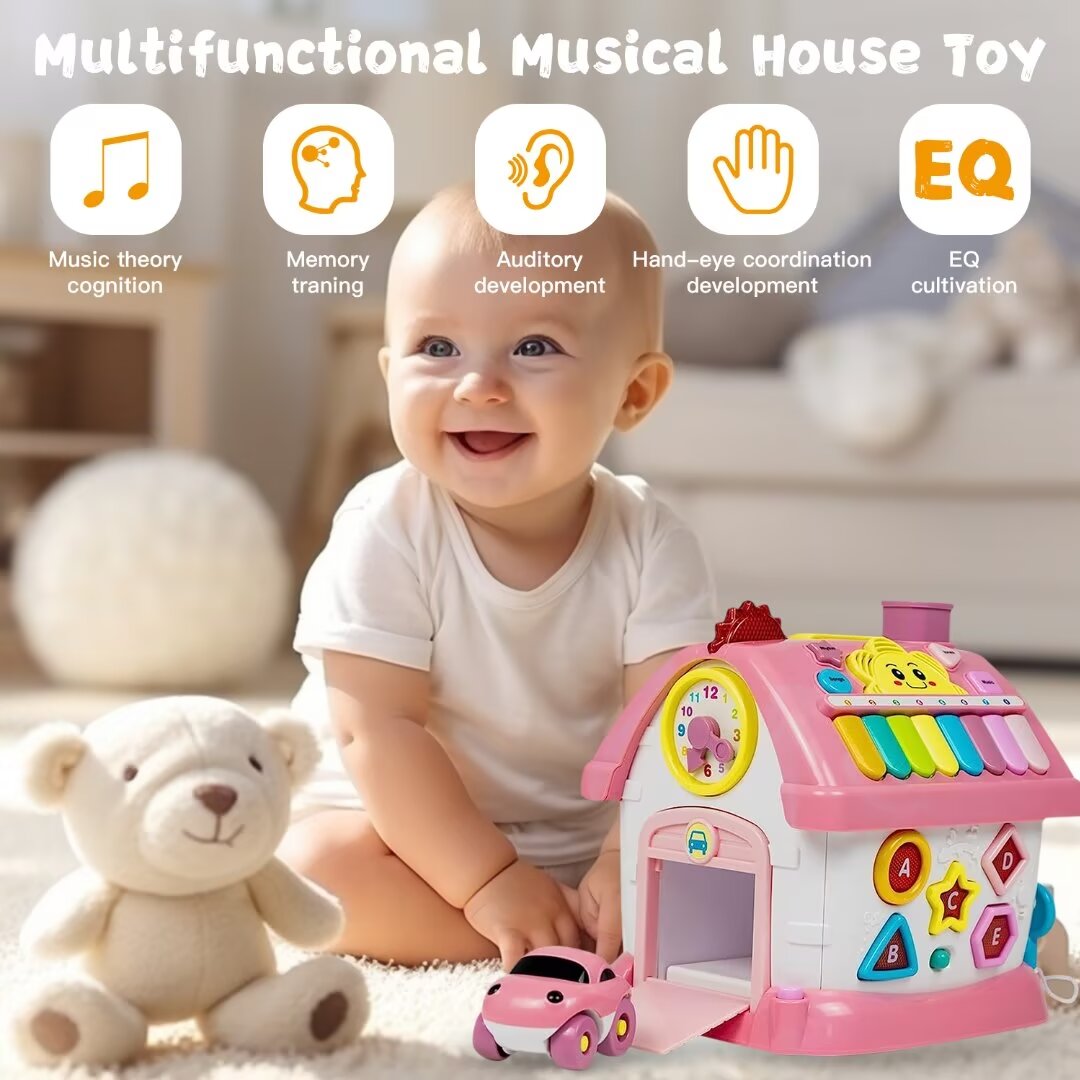 RORONOVA 8-In-1 Hexagonal Activity House photo 7